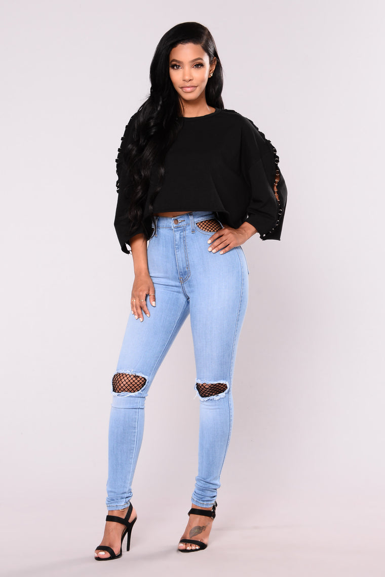 fishnet jeans fashion nova