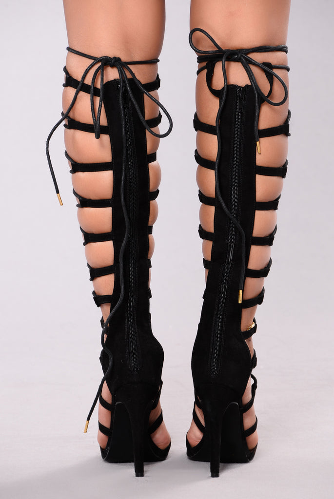 Candace Cage Heel - Black