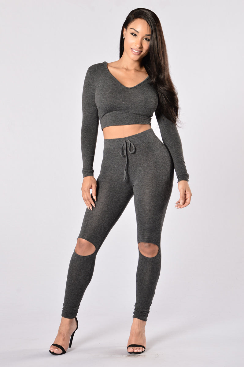 International Lover Legging - Charcoal | Fashion Nova, Leggings ...