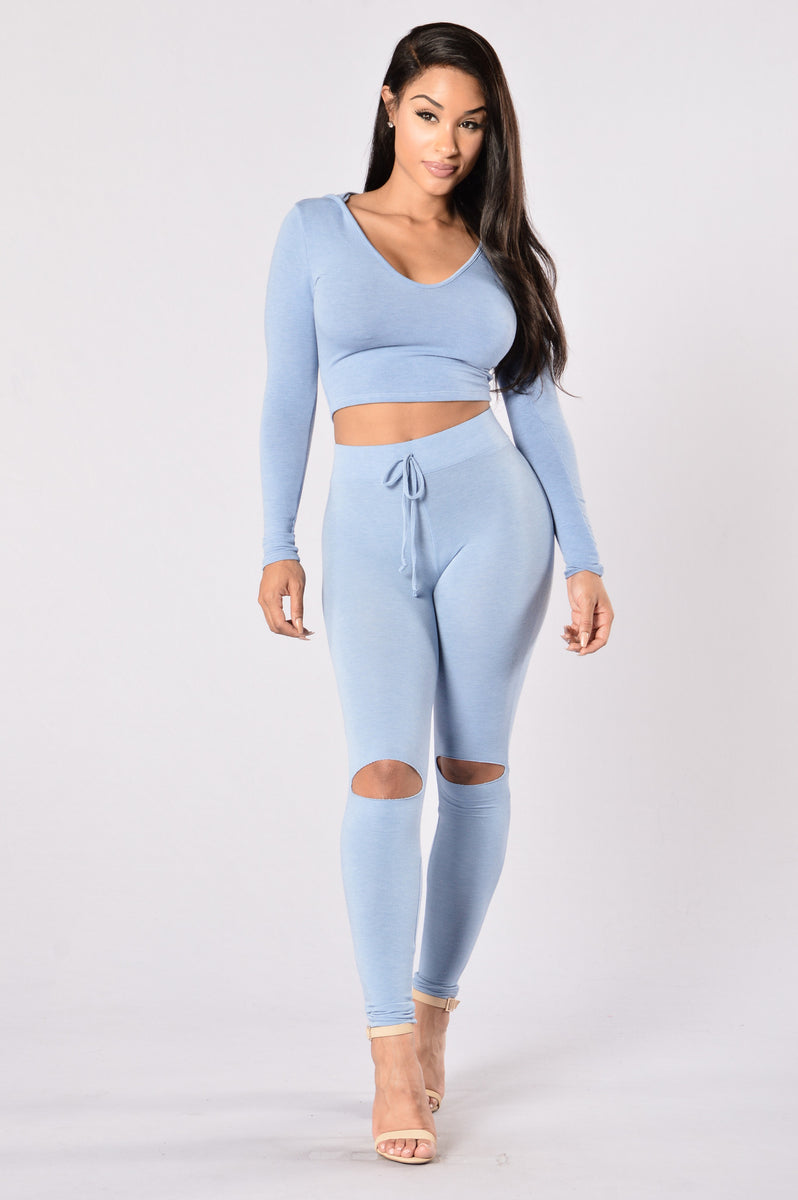 International Lover Hoodie - Light Denim | Fashion Nova, Knit Tops ...