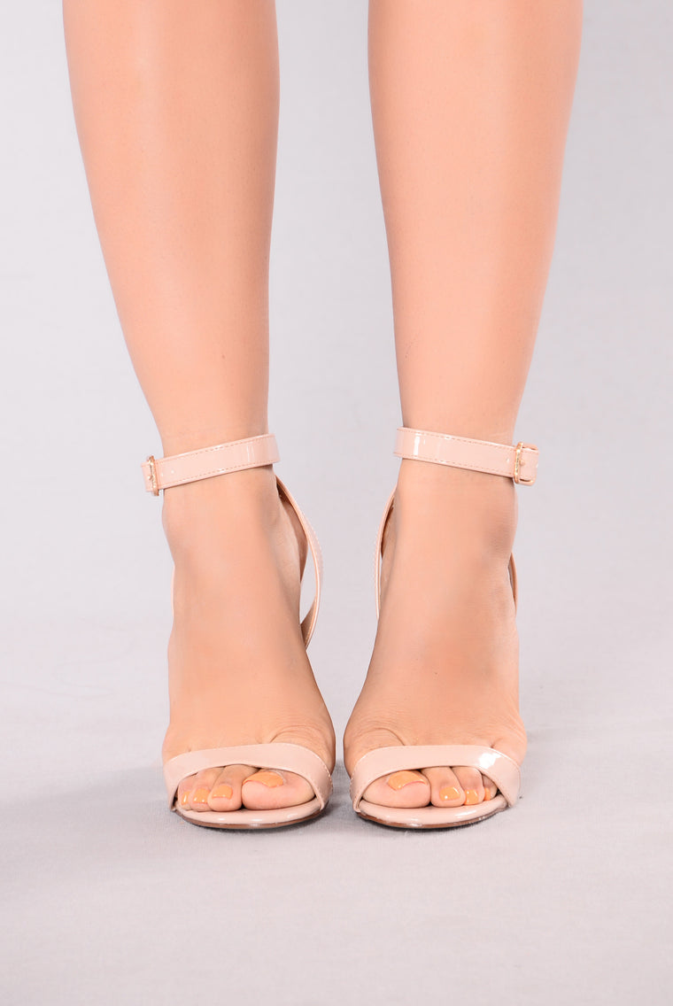 Macy Metallic Heel - Nude, Shoes 