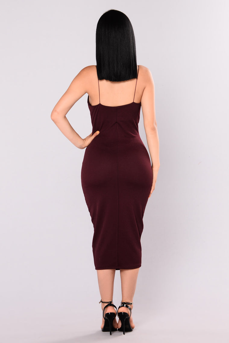 fashion nova burgundy dresses