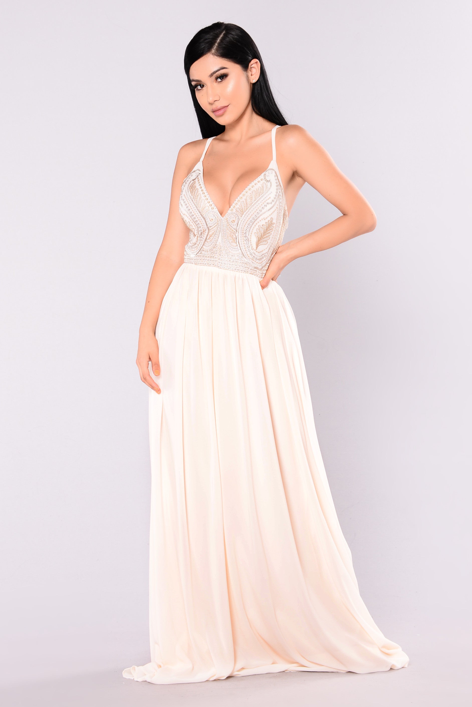 Splendor Maxi Dress - Ivory