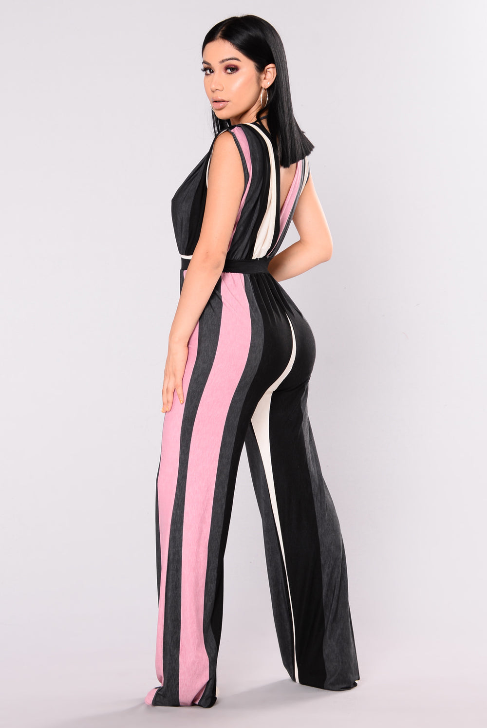 Neoclassical Stripe Jumpsuit - Multi