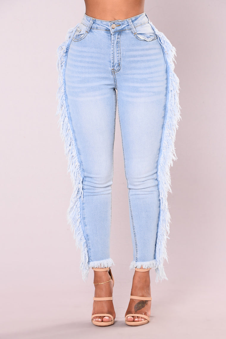 Iva Frayed Jeans - Medium, Jeans 
