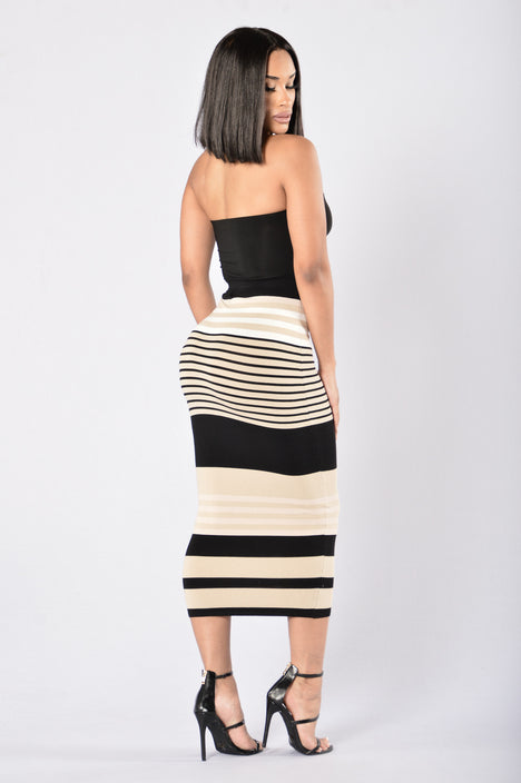 striped skirt fashion nova
