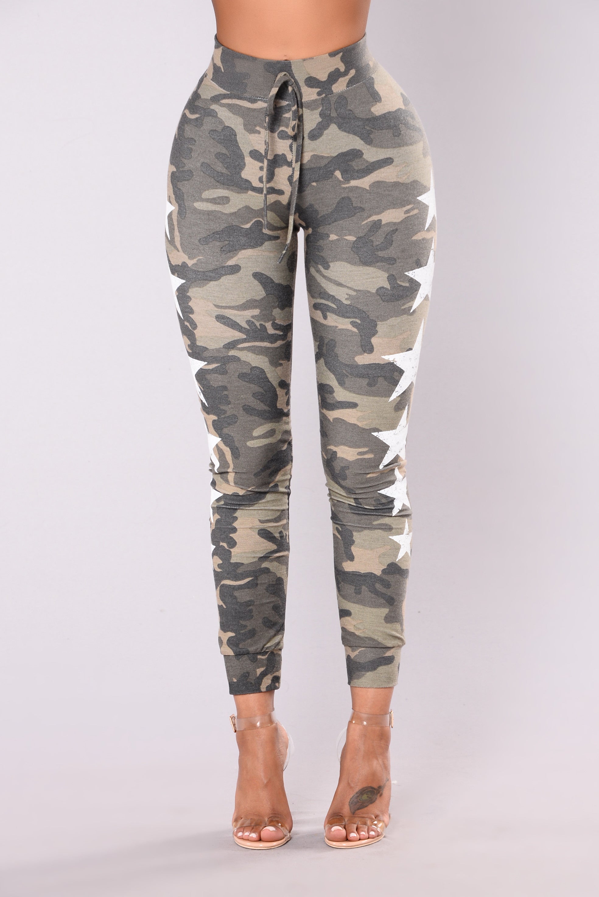 girls khaki joggers