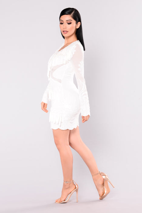 Buy > white fringe dress fashion nova > in stock