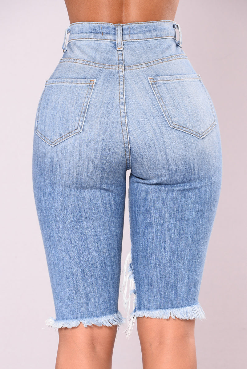 Mar Vista Bermuda Shorts - Light Blue | Fashion Nova, Jean Shorts ...