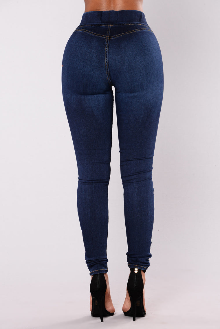 PYT Clean Jean - Dark - Skinny Jeans - Fashion Nova