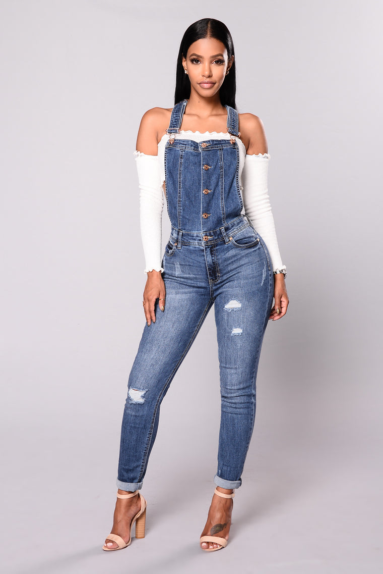 fashion nova jean overalls