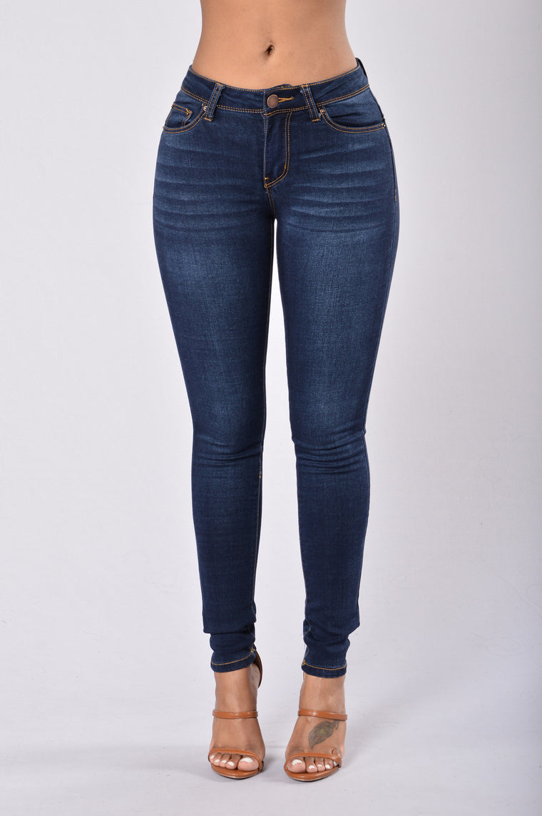 Miss New Booty Shaping Denim - Dark Blue