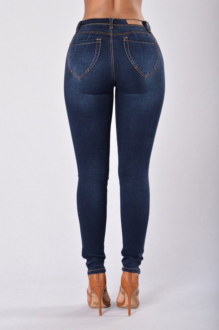 Miss New Booty Shaping Denim - Dark Blue