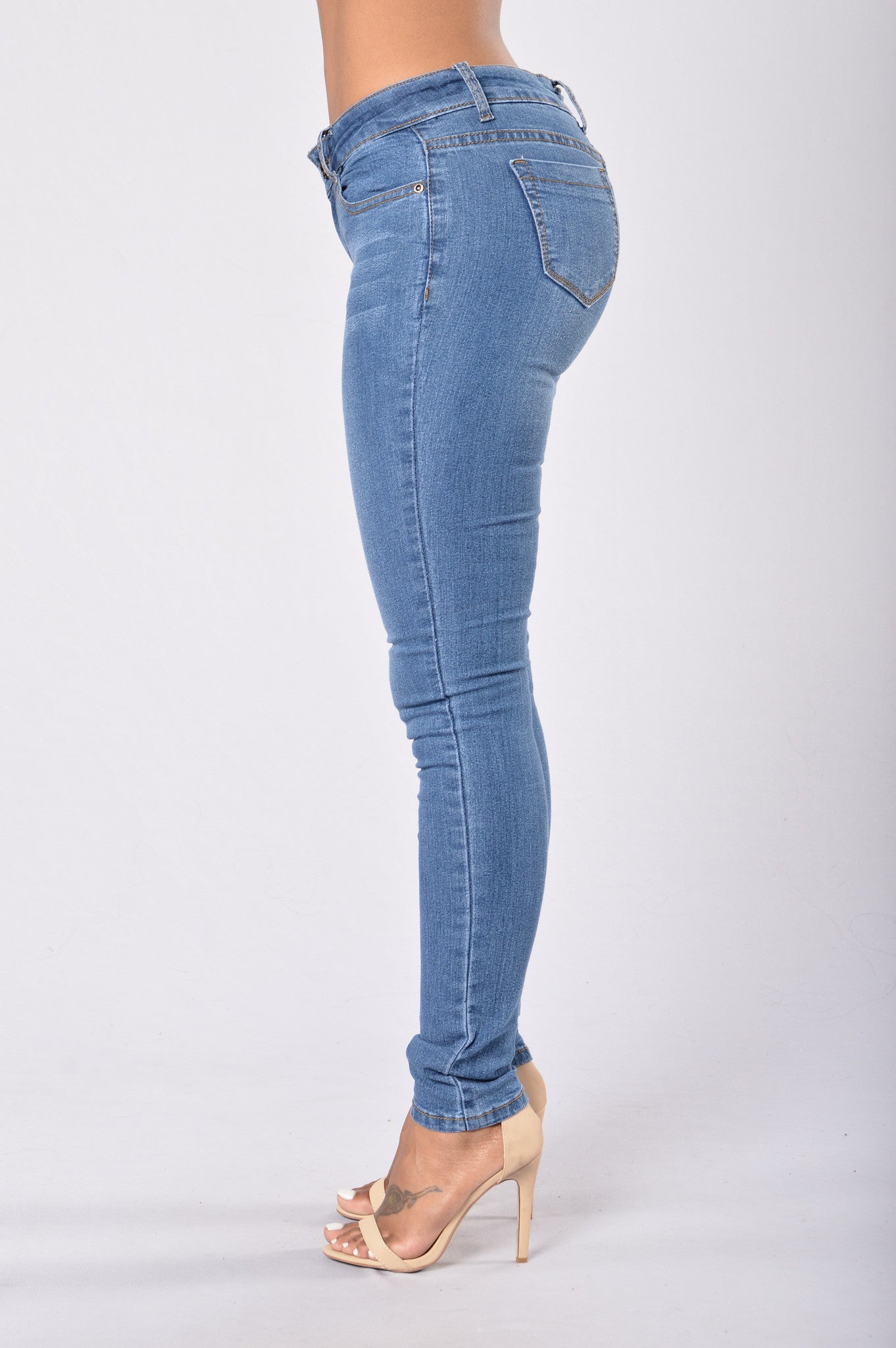 Minimal Effort Jeans - Medium Blue