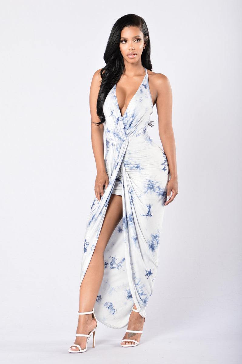 Tall Drink of Water Dress - Blue/White | Fashion Nova, Dresses ...