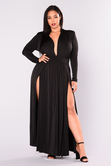 black and white formal dress plus size
