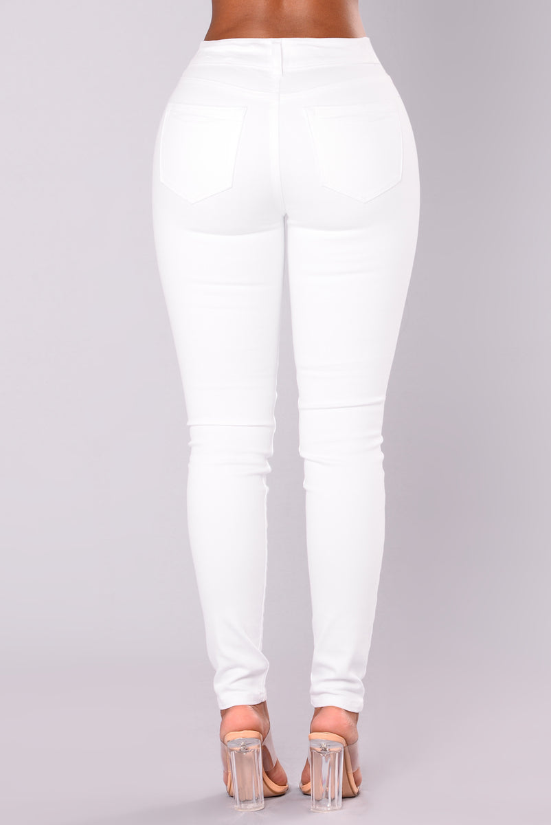 Eddy Distress Jeans - White | Fashion Nova, Jeans | Fashion Nova