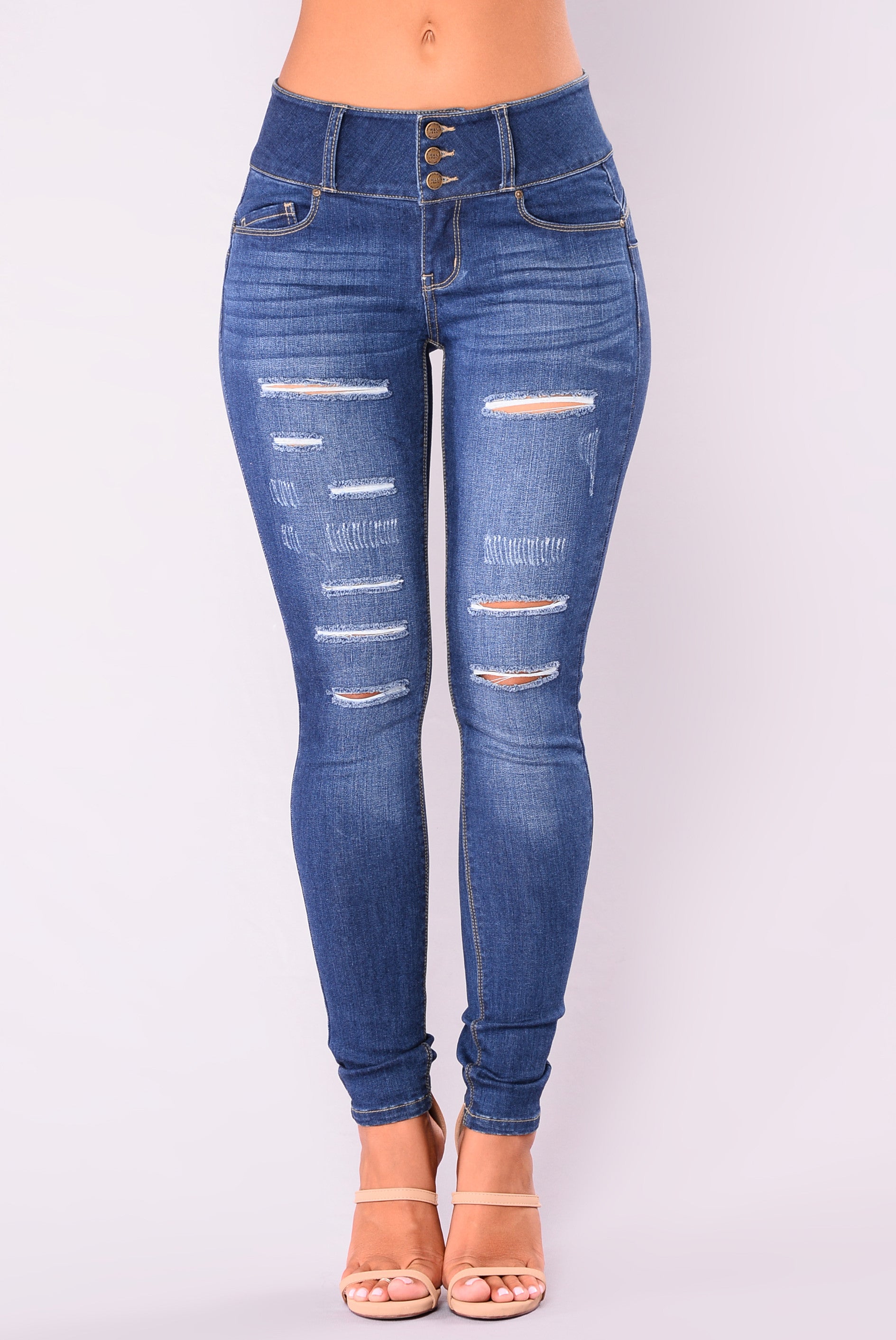 On The Real Booty Shaping Jeans - Medium Denim – Fashion Nova