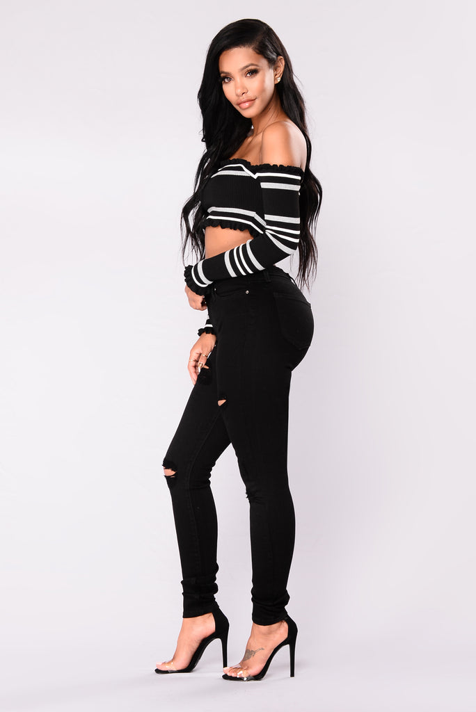 Alina Skinny Jeans - Black