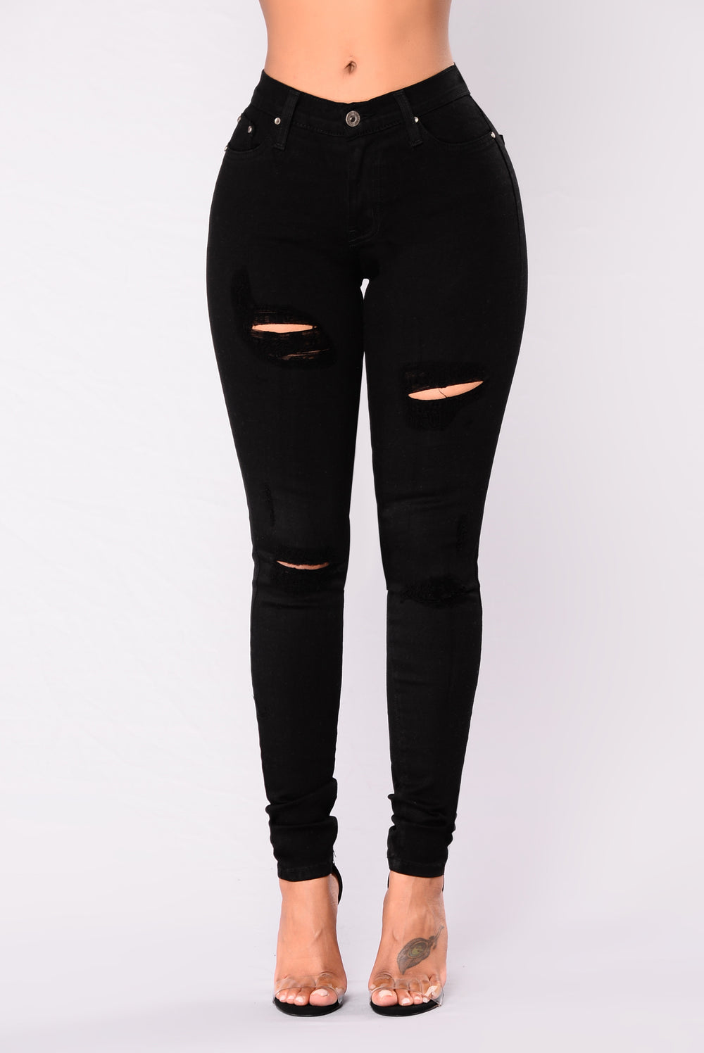 Alina Skinny Jeans - Black