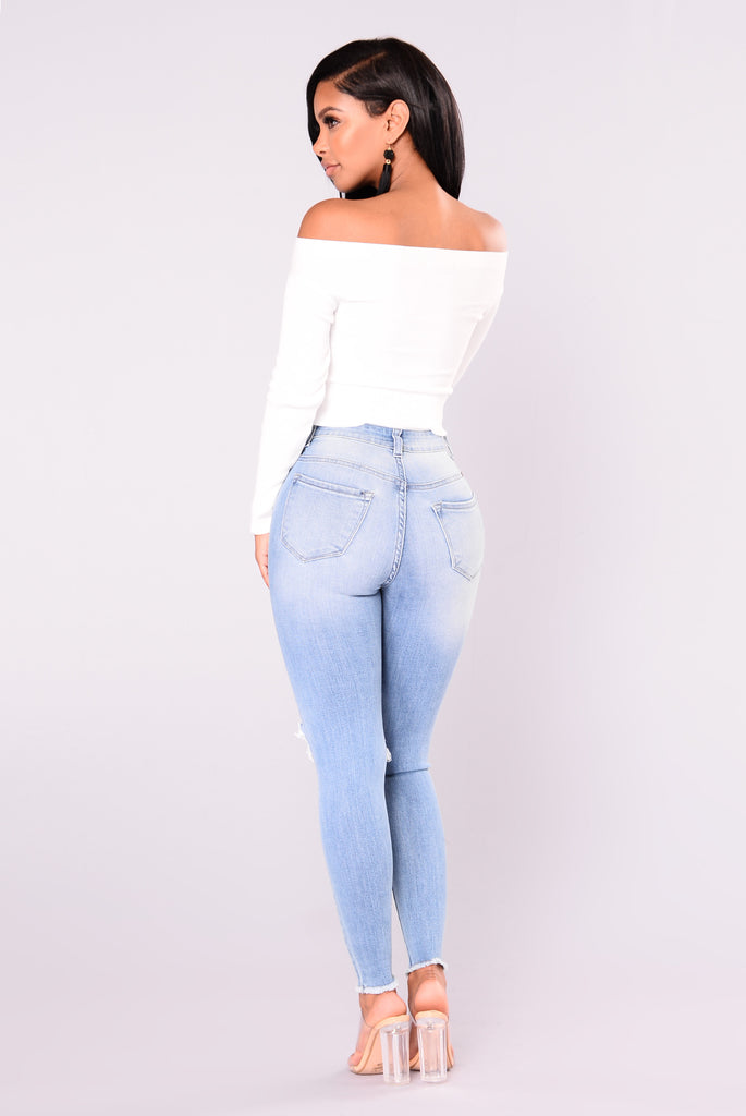 Naya Skinny Jeans - Light Denim