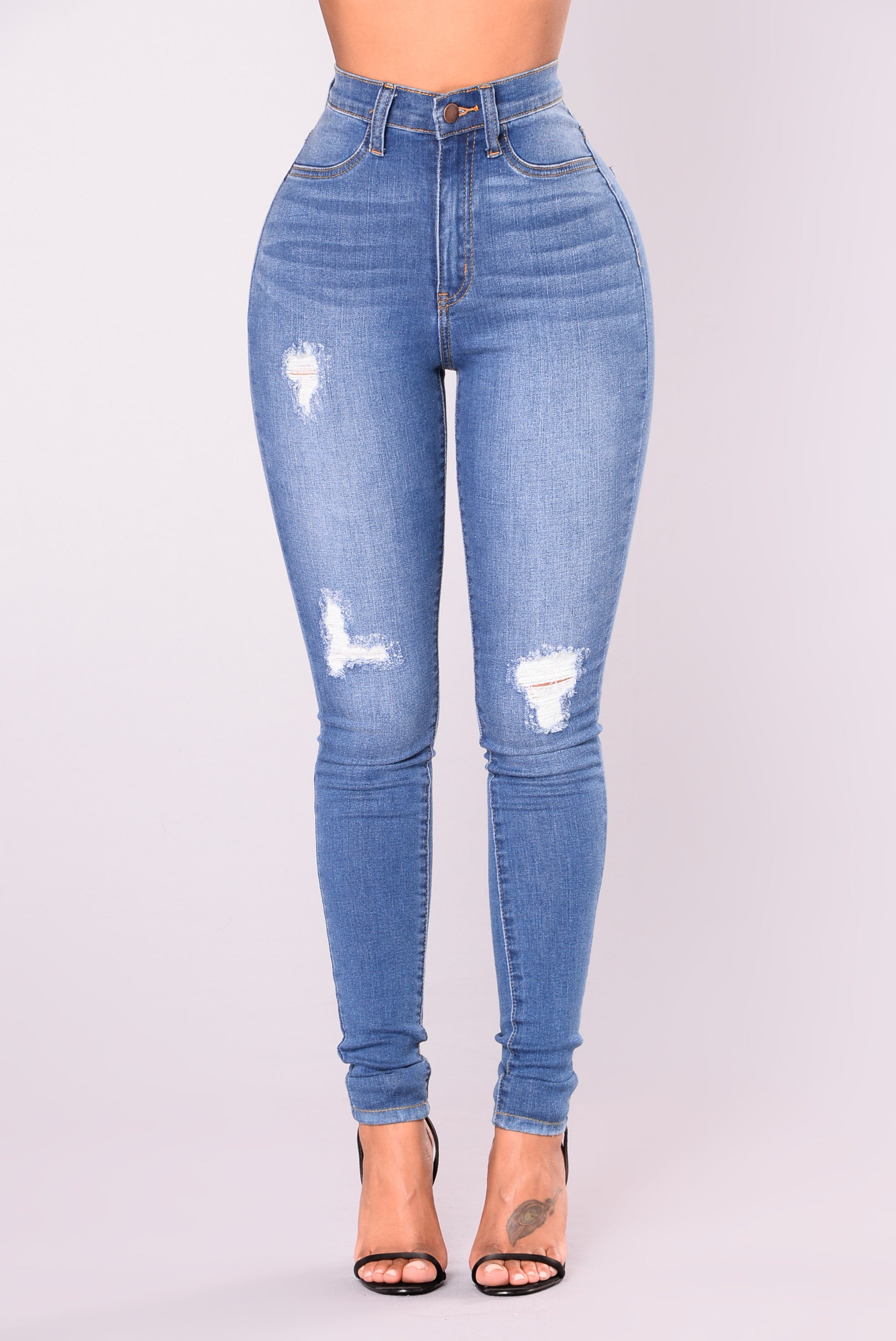 Bradshaw Skinny Jeans - Medium Blue