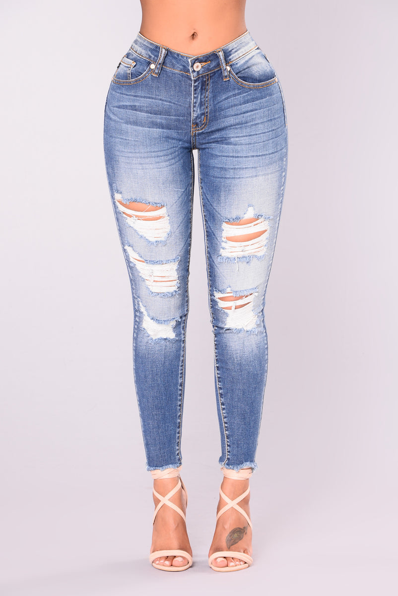 Oriana Skinny Jeans - Medium Denim | Fashion Nova, Jeans | Fashion Nova