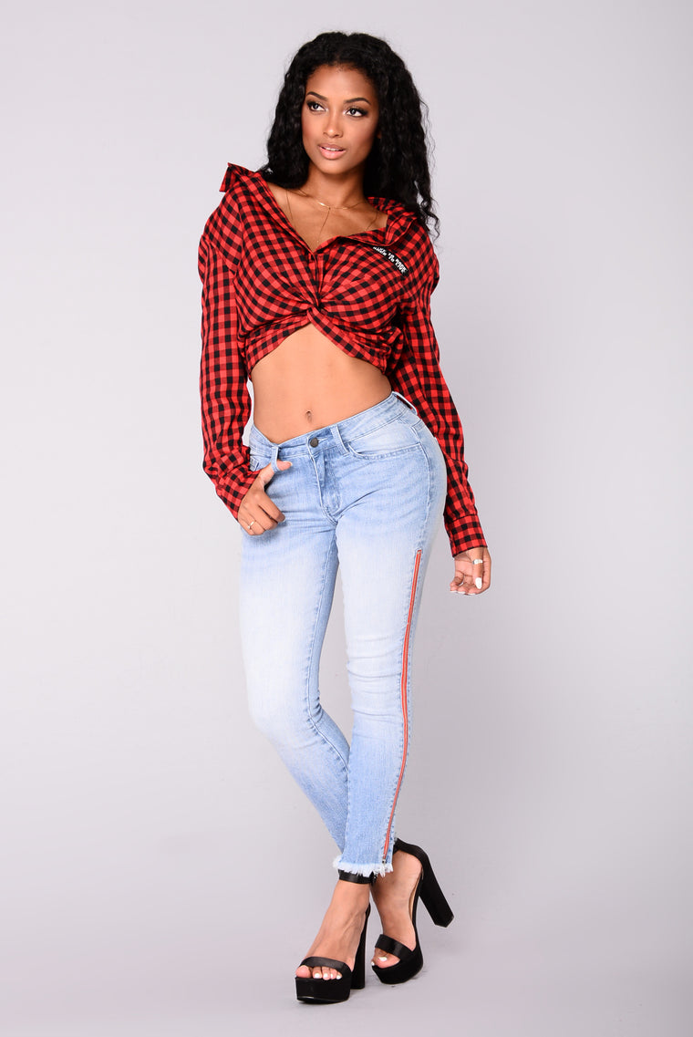 back zipper jeans fashion nova