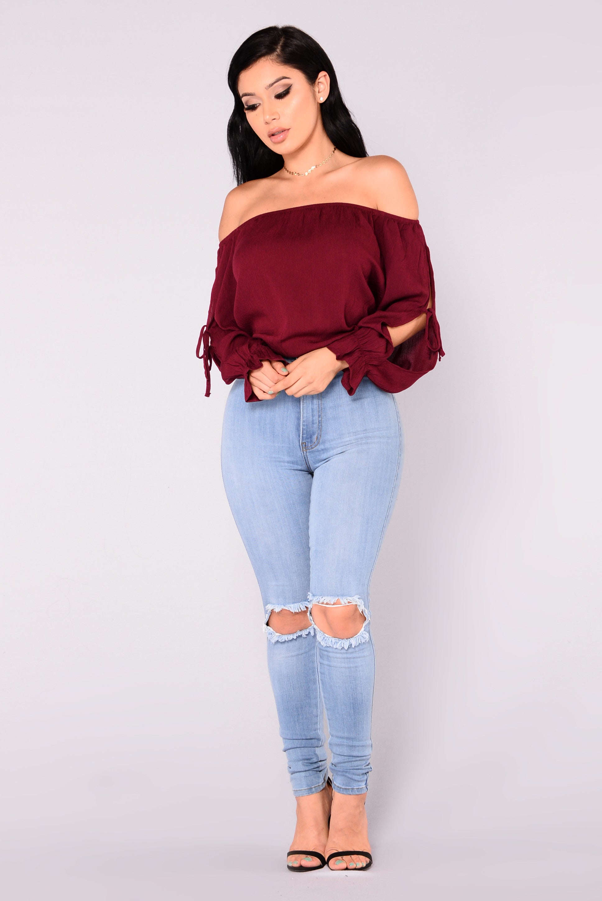 Off The Shoulder Blouse Canada Agbu Hye Geen - off shoulder top roblox template