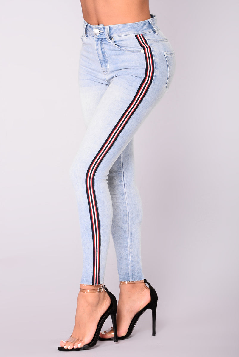 fashion nova jeans with straps