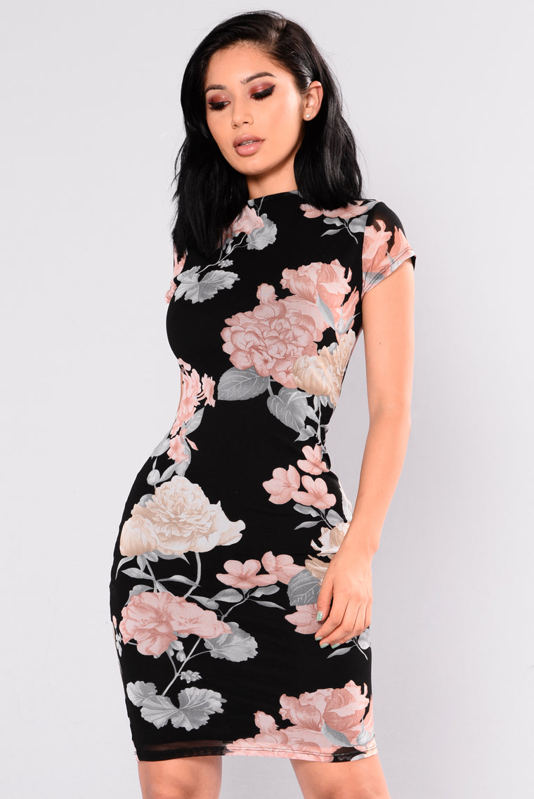 You Fall In Love Dress - Black, Dresses 