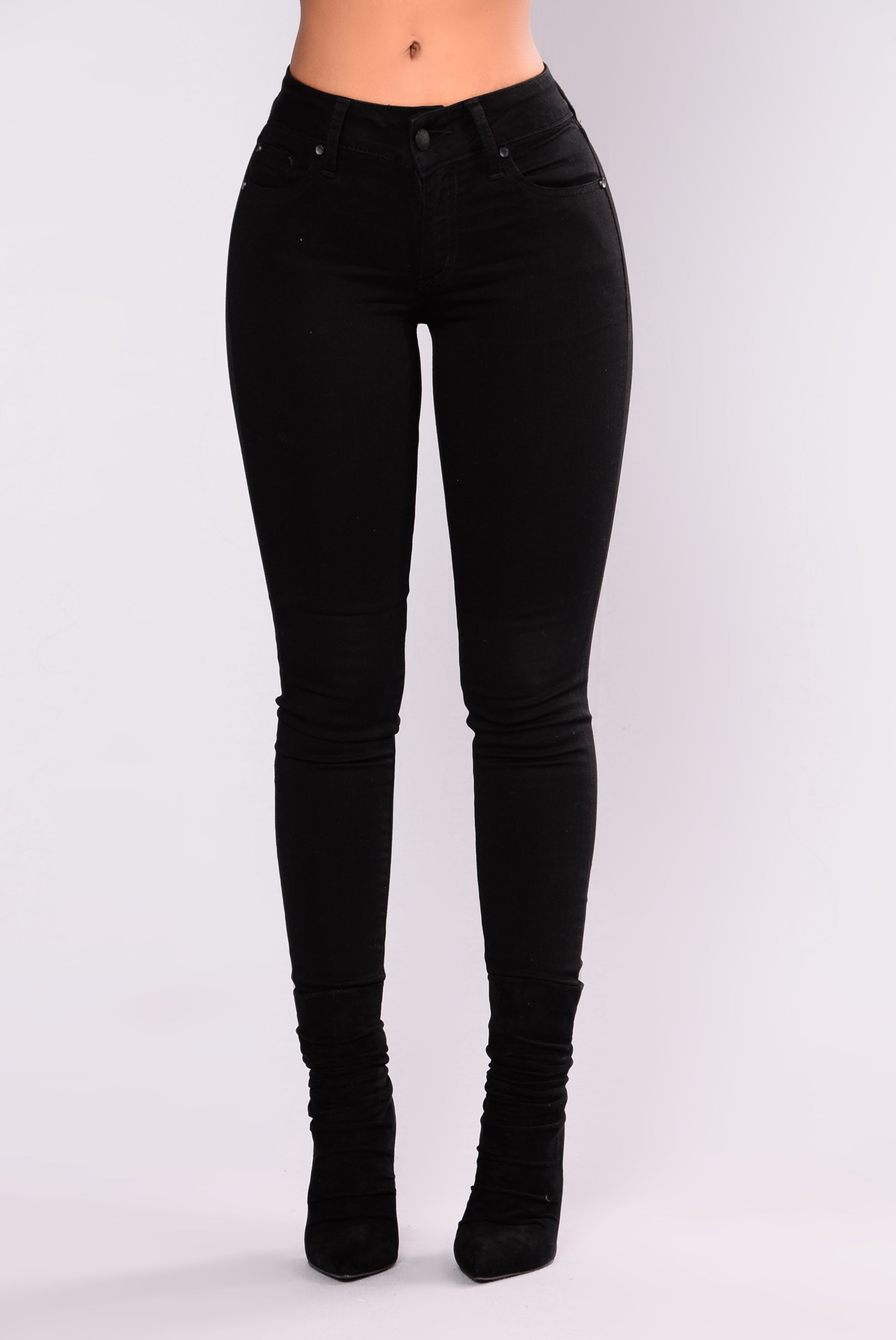 Nothing To Lose Skinny Jeans - Black