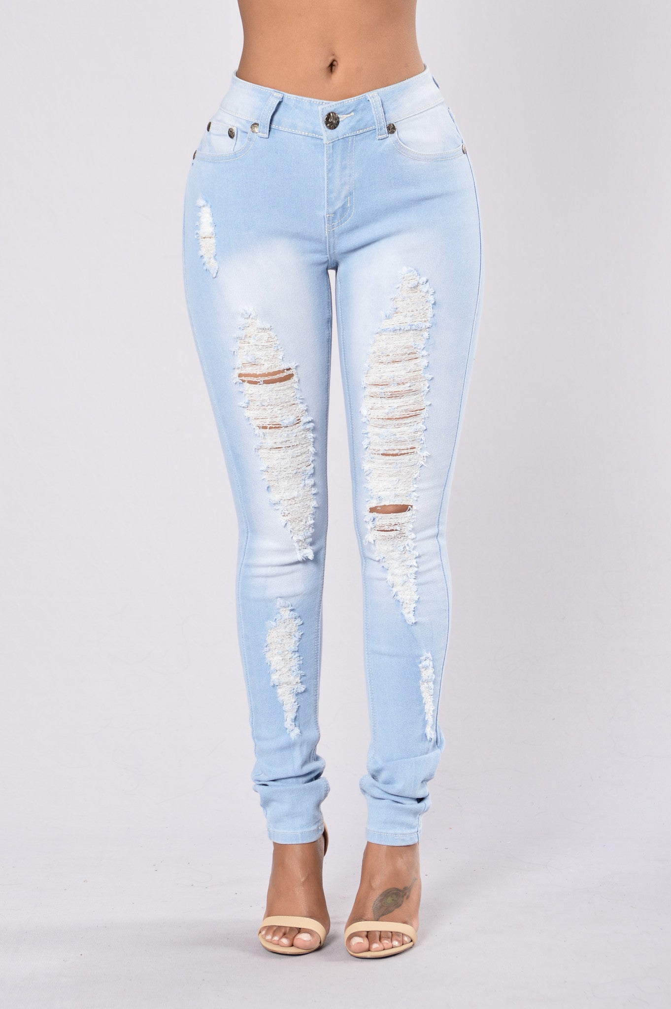 Perfect Timing Jeans - Light Blue