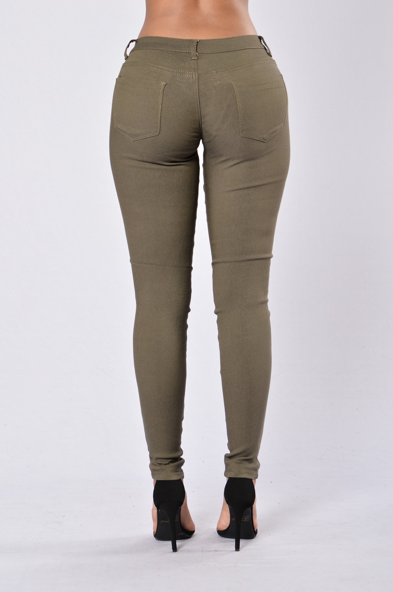 Easy Fit Jeans - Olive