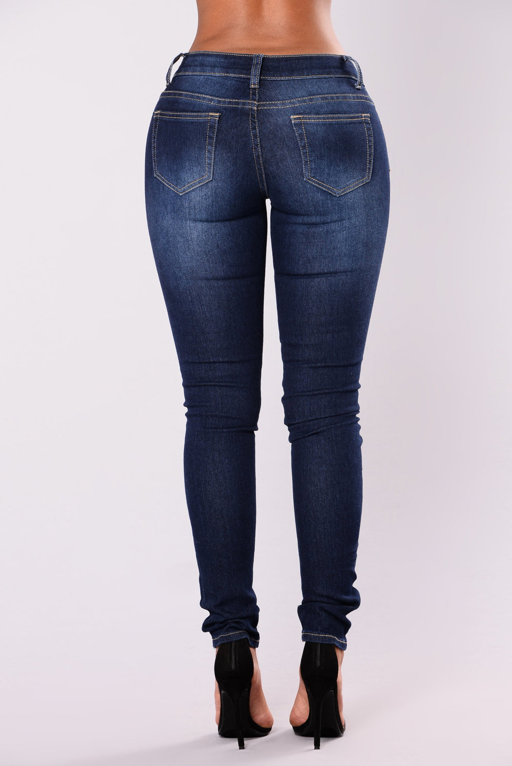 Alysa Skinny Jeans - Dark Denim