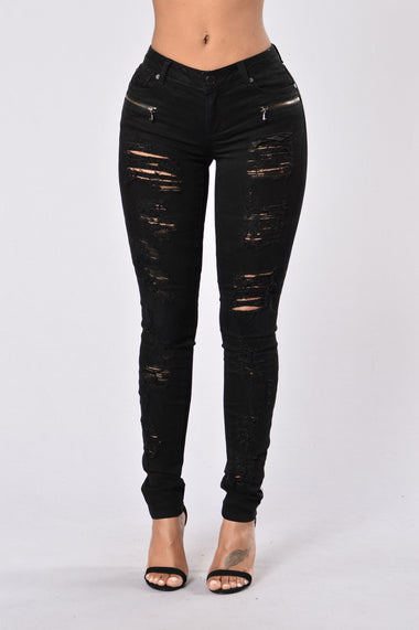 Zip It Up Jeans - Black – Fashion Nova