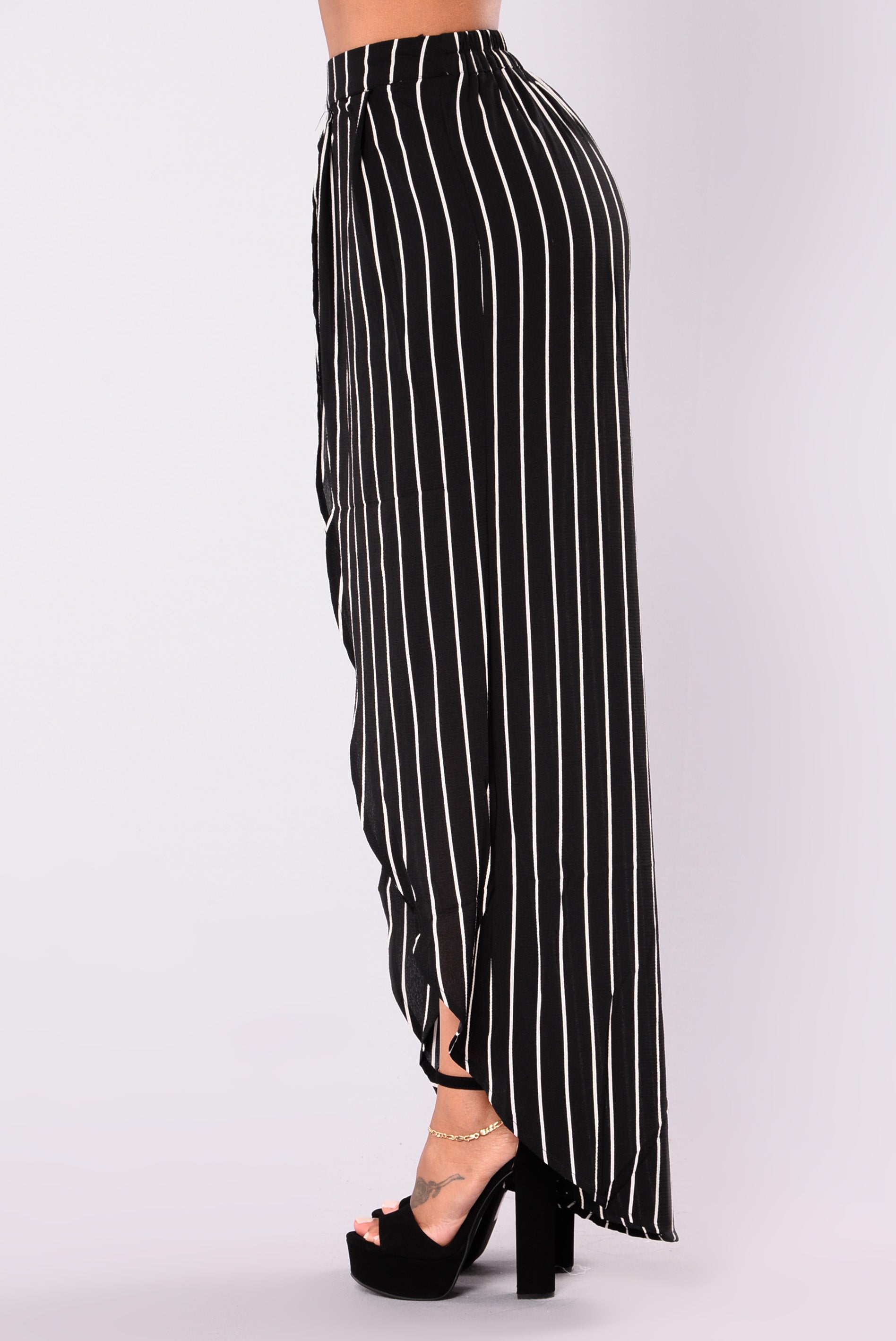 striped pants fashion nova