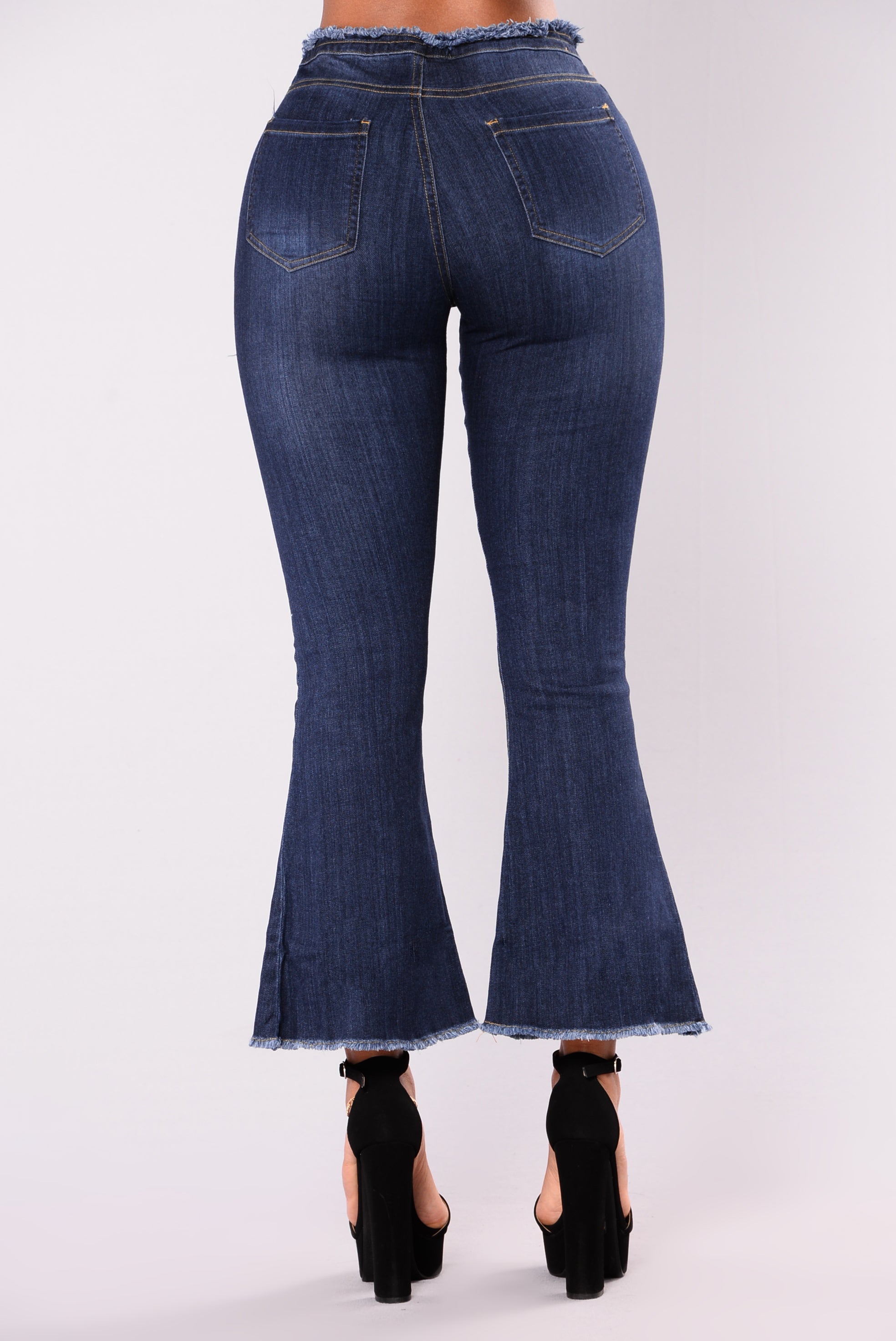 Katherine Fit And Flare Jeans - Dark