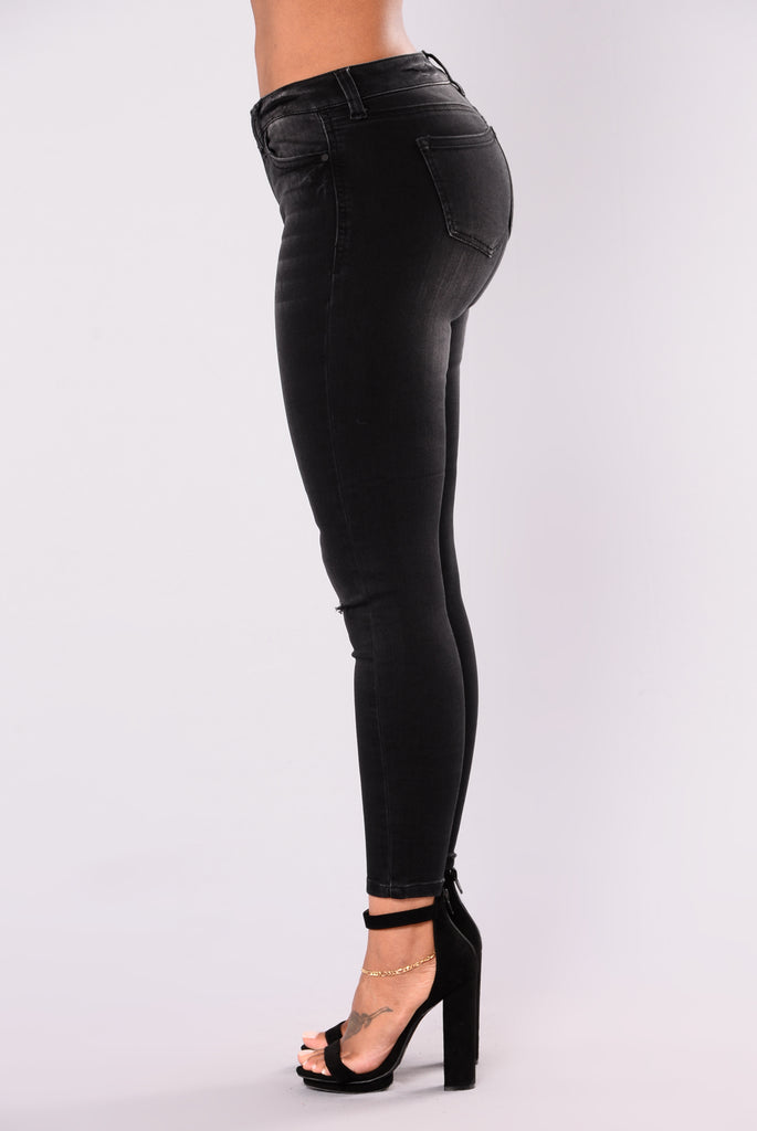 What's Your Curfew Skinny Jeans - Black