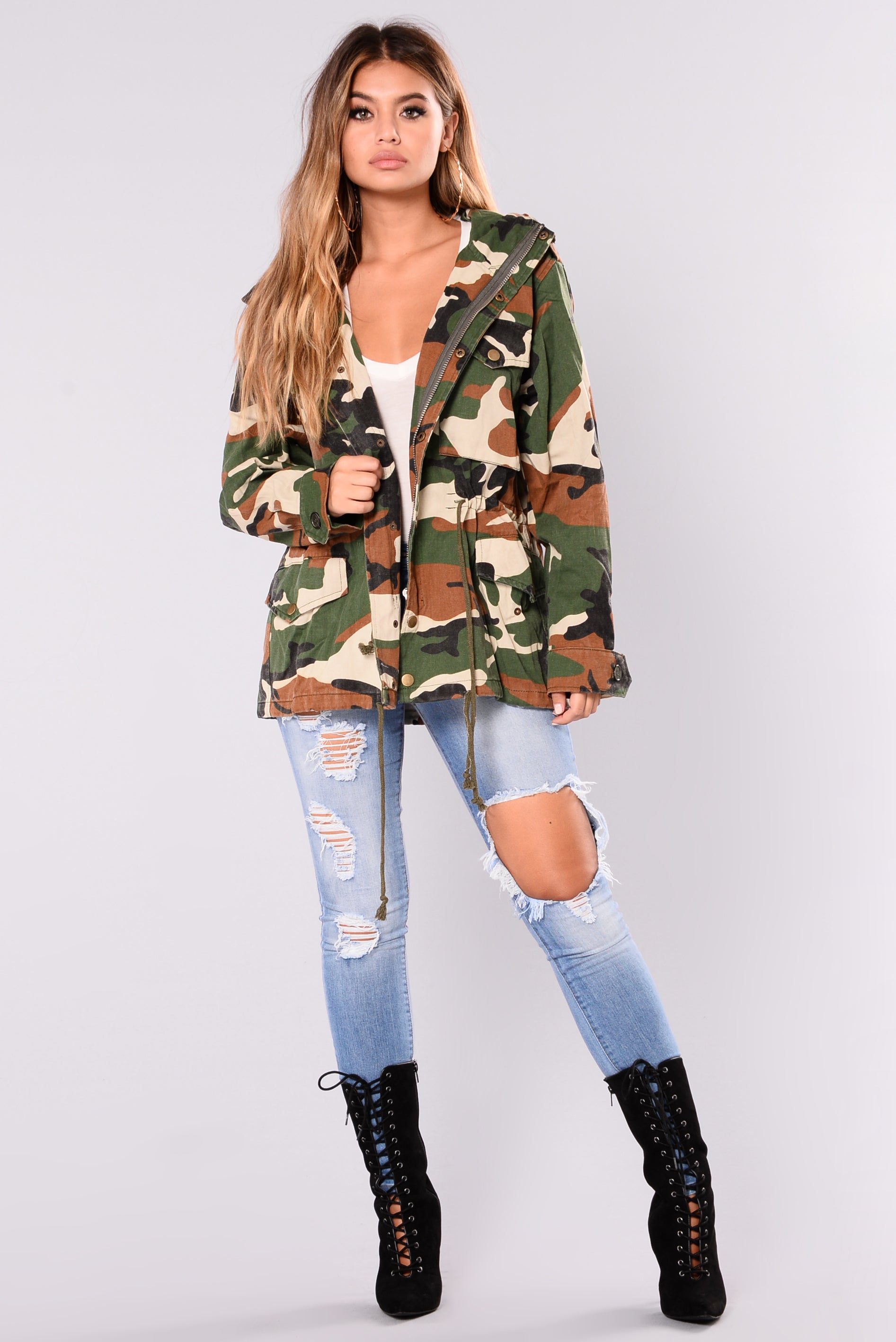 The Perfect Cover Up Camo Jacket - Camo