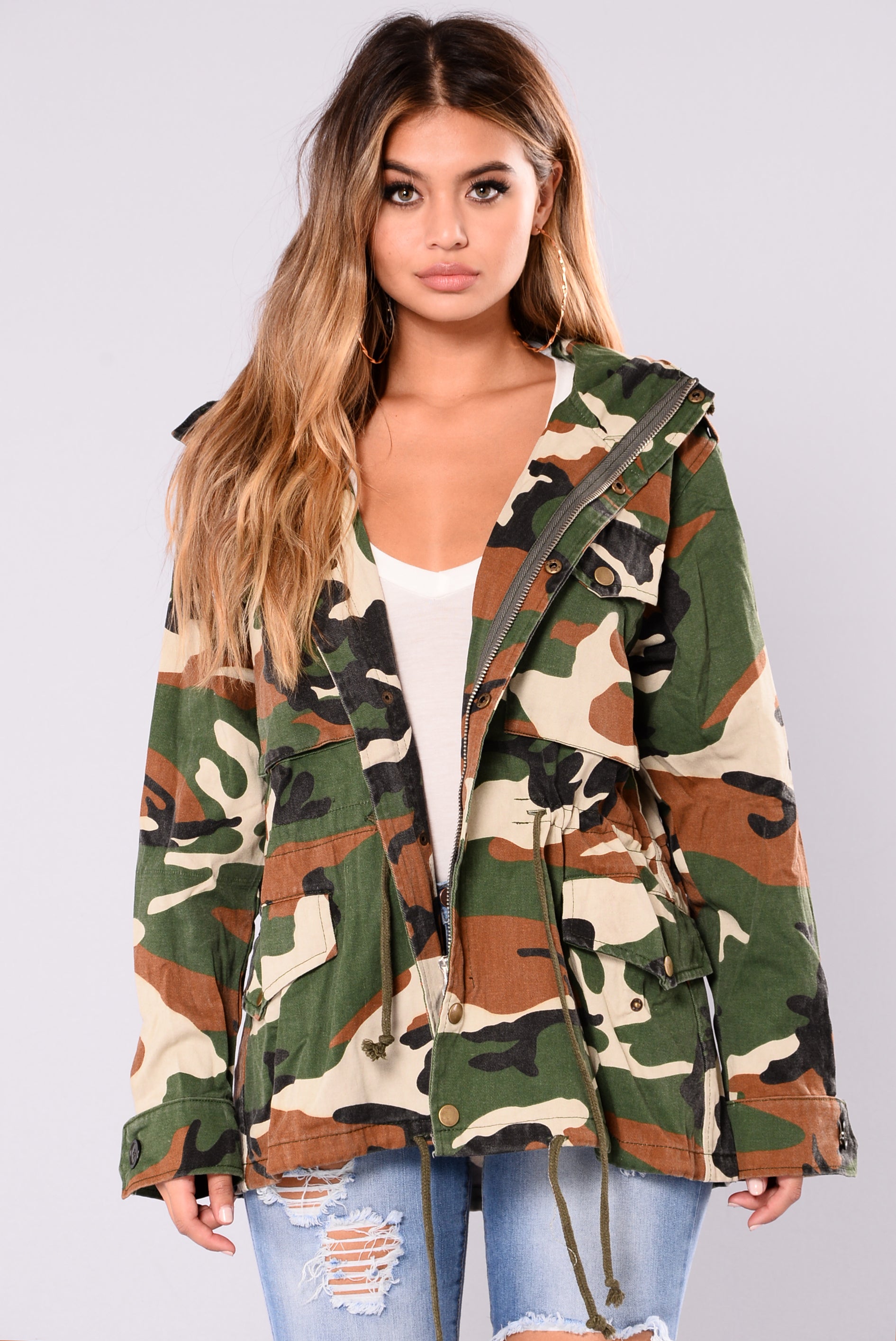 The Perfect Cover Up Camo Jacket - Camo