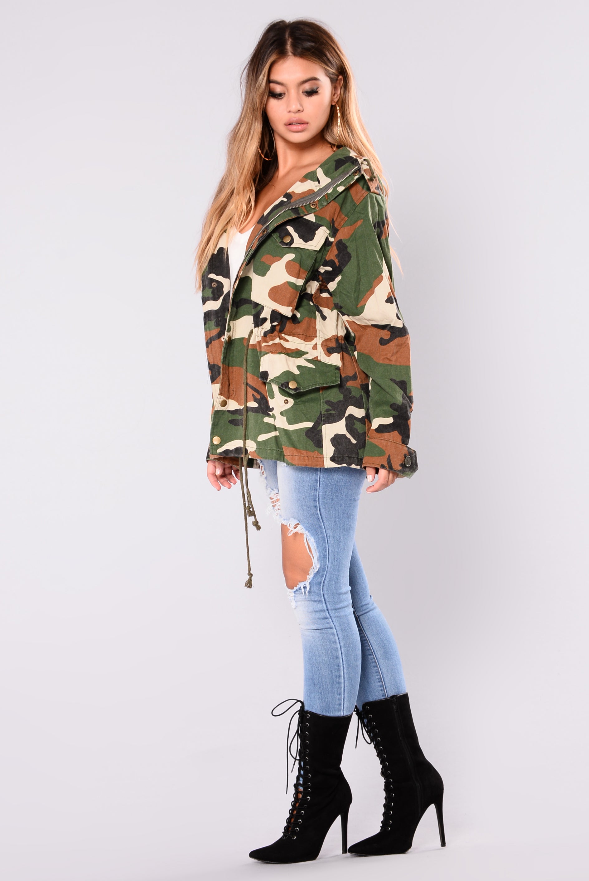 The Perfect Cover Up Camo Jacket - Camo