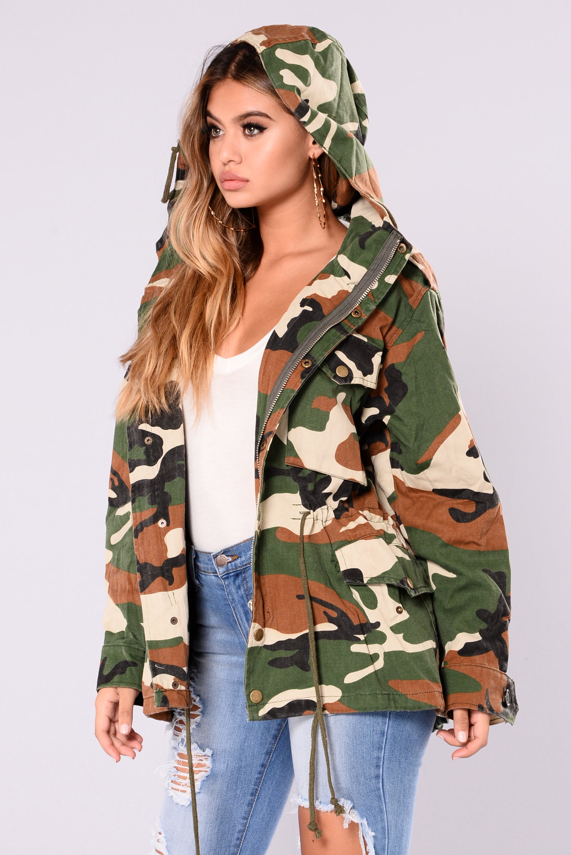 The Perfect Cover Up Camo Jacket - Camo