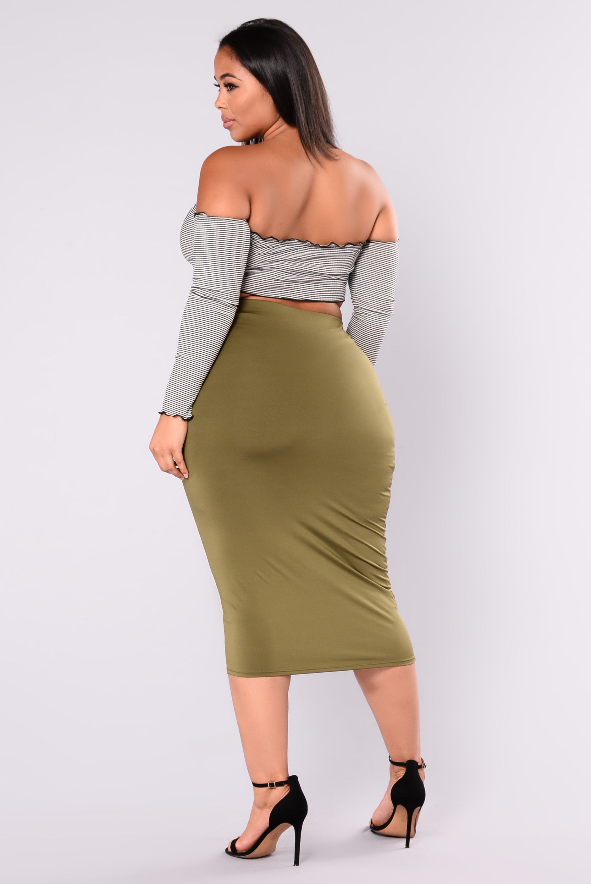 Olive Oil II Skirt - Olive