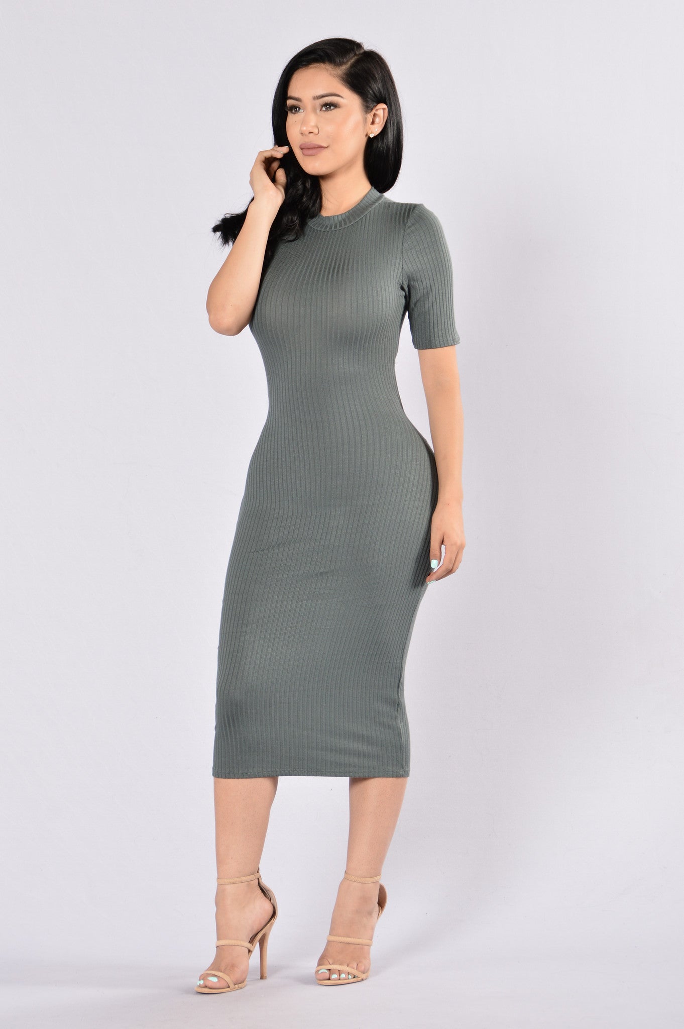 Reminiscence Dress - Olive