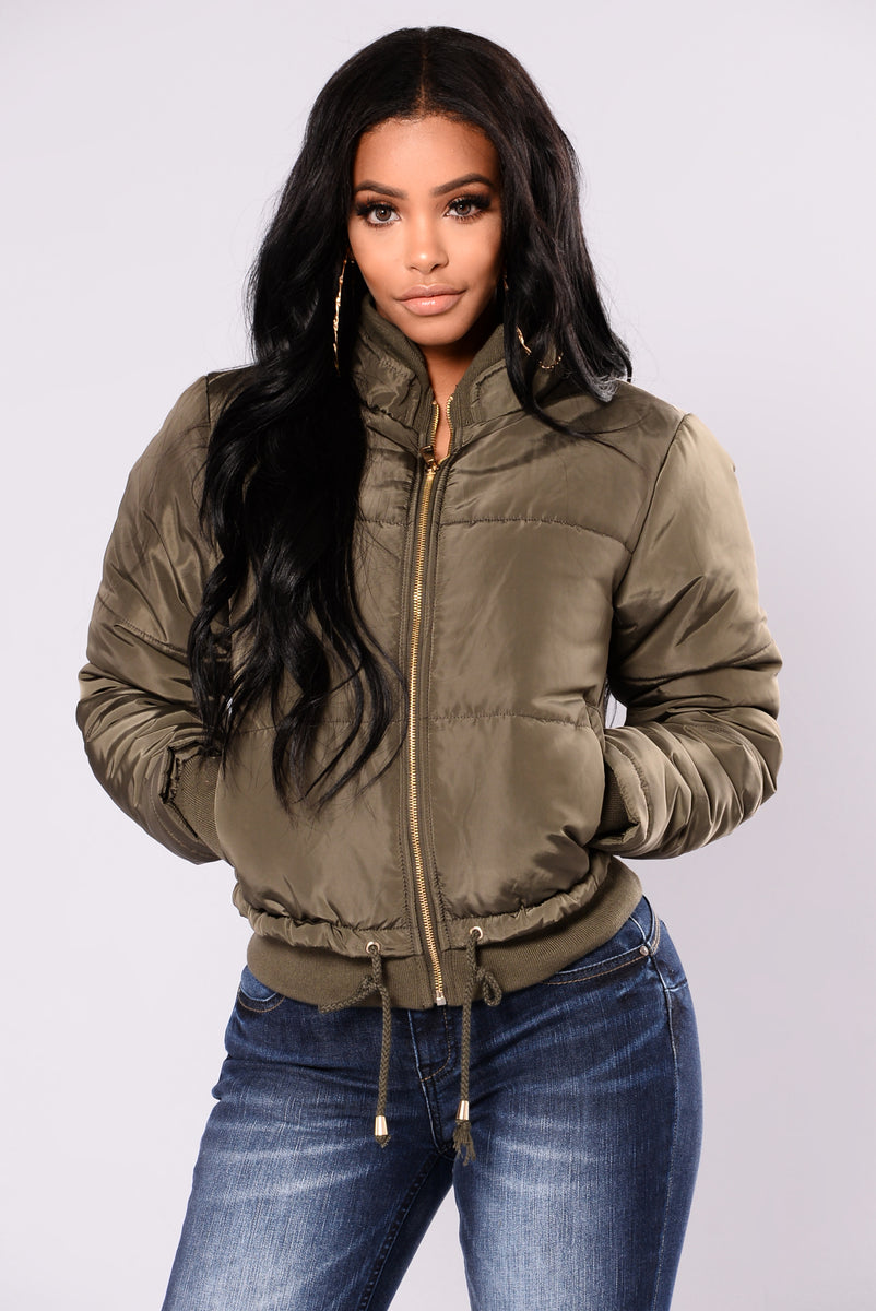 Moonwalk Puffer Jacket - Olive | Fashion Nova, Jackets & Coats ...