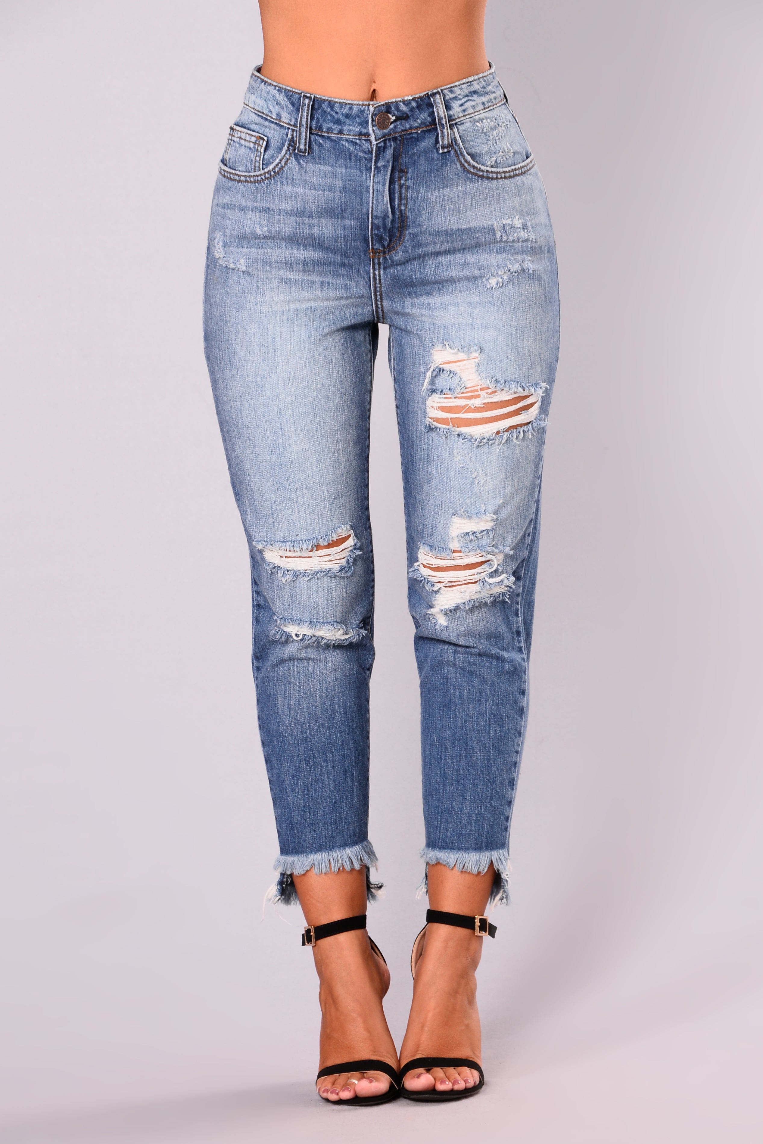 Toni Girlfriend Jeans - Medium