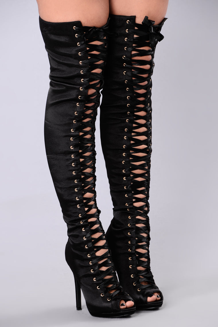 fashion nova lace up boots