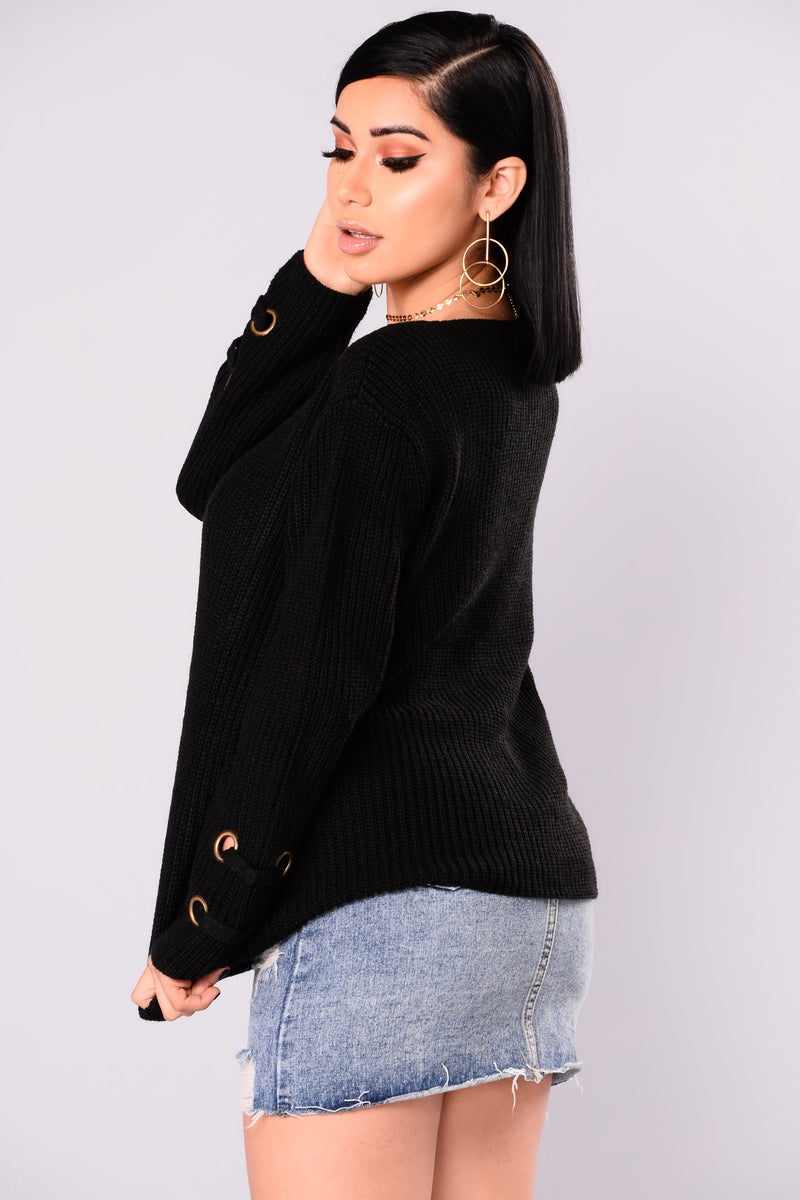 Hot Chocolate Sweater - Black | Fashion Nova, Sweaters | Fashion Nova