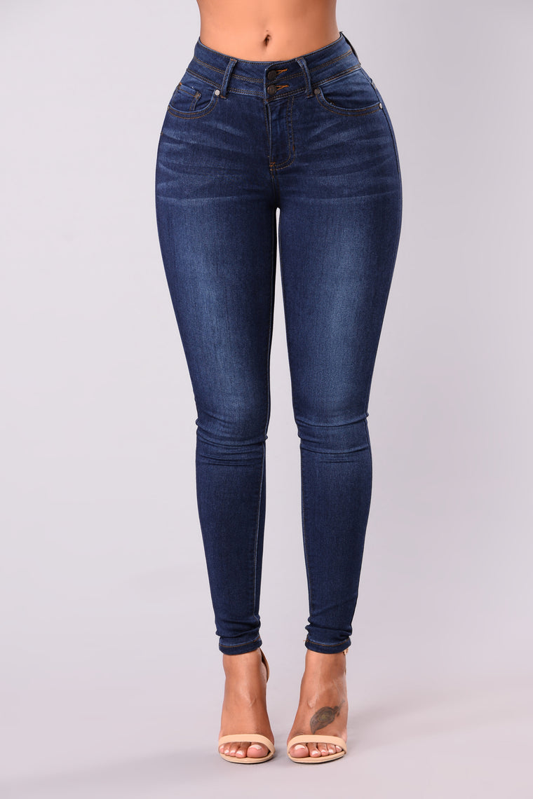Amadi Ankle Jeans - Dark Wash - Skinny Jeans - Fashion Nova